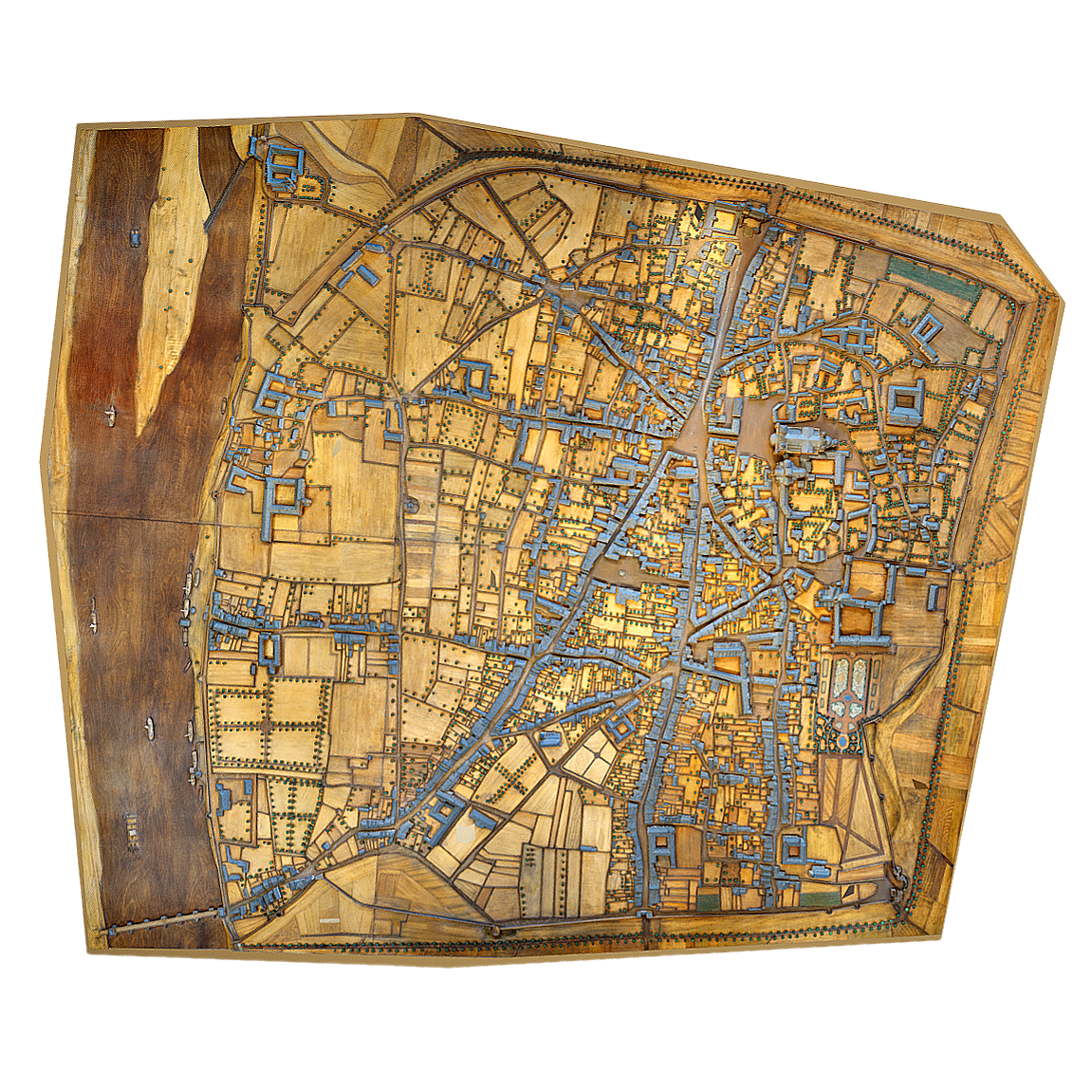 1800年代的特里尔立体地图