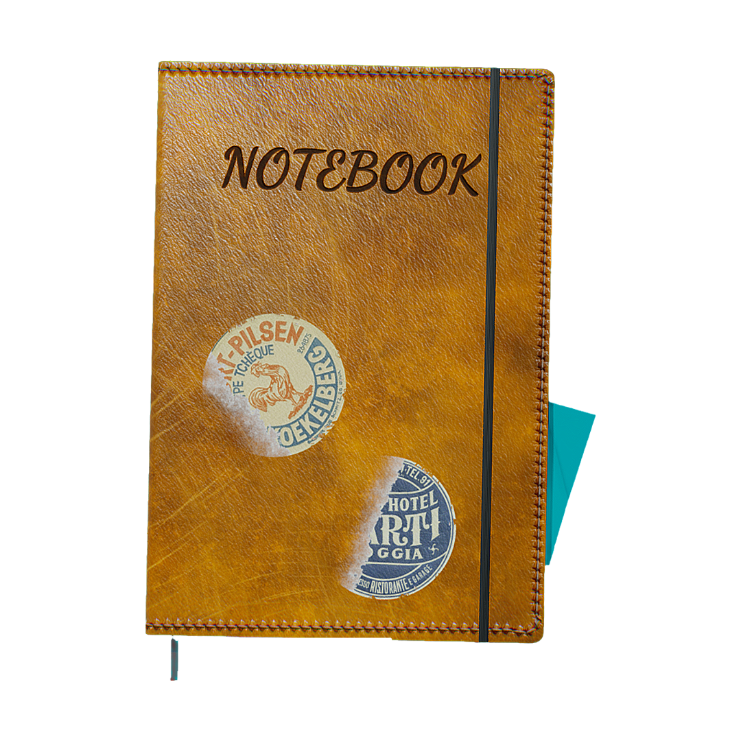 Leather notebook