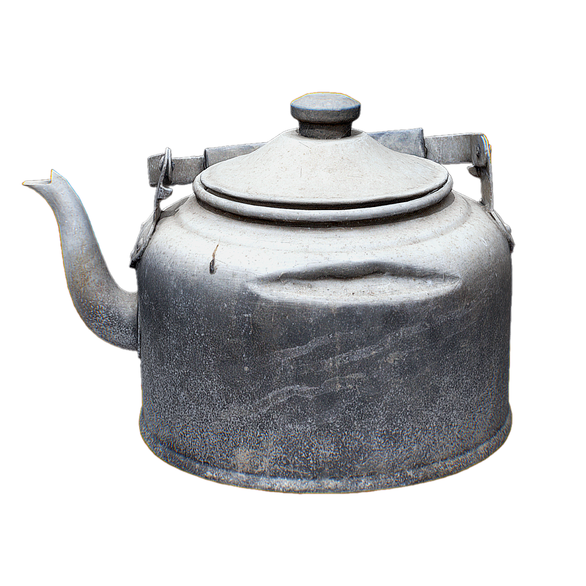 Old style metal kettle