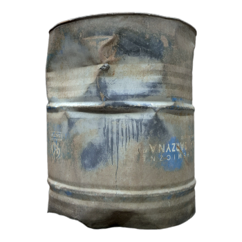 Old gasoline barrels