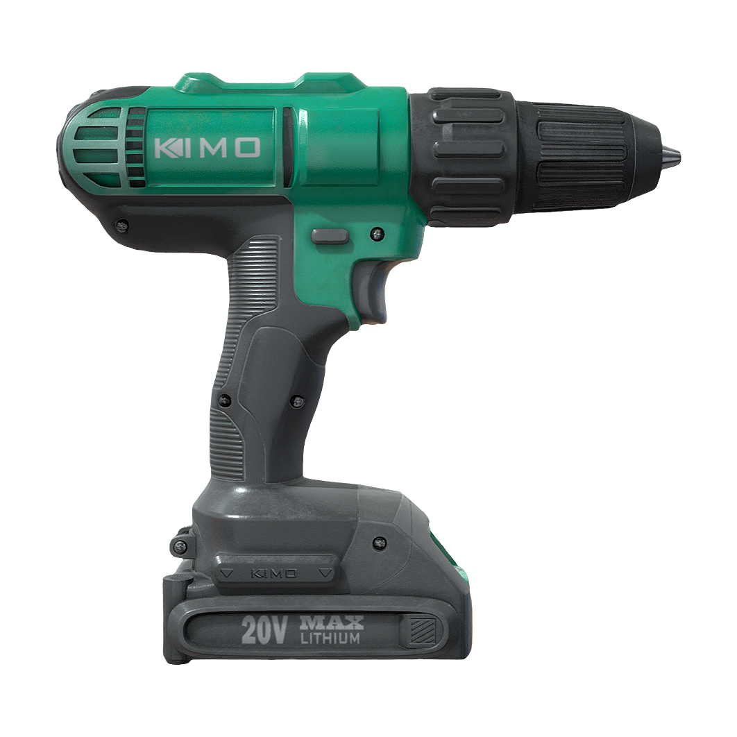 3D model of nail gun