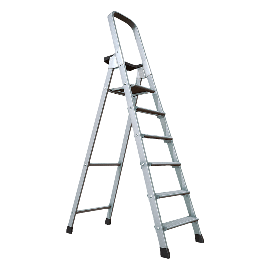 Household shelving ladder