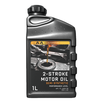 1L two-stroke engine oil bottle