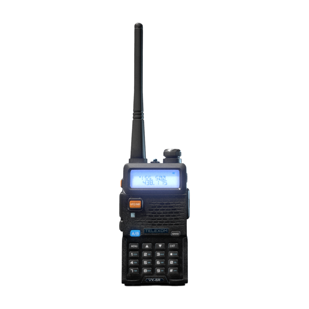 Handheld portable walkie talkie