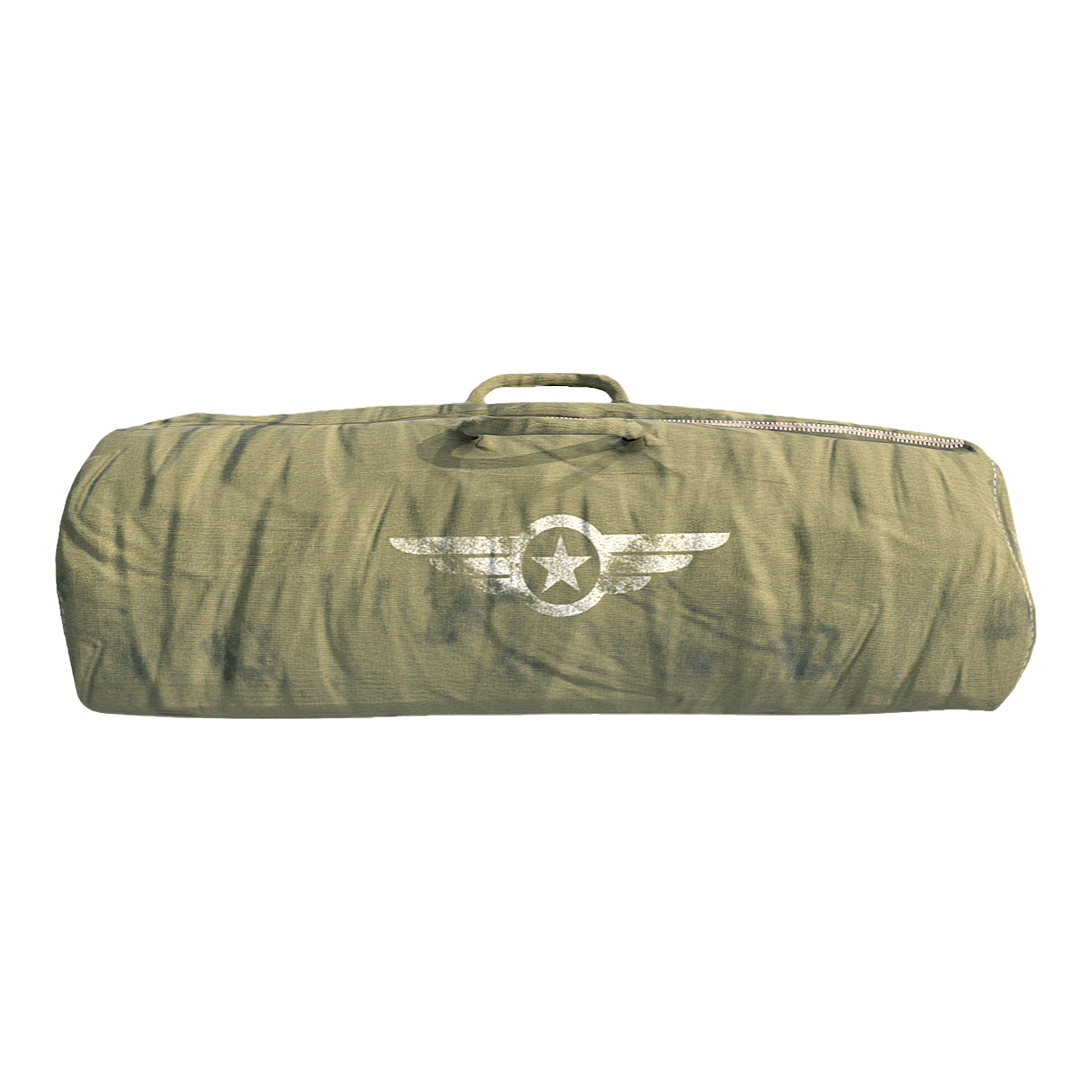 3D model of military luggage bag