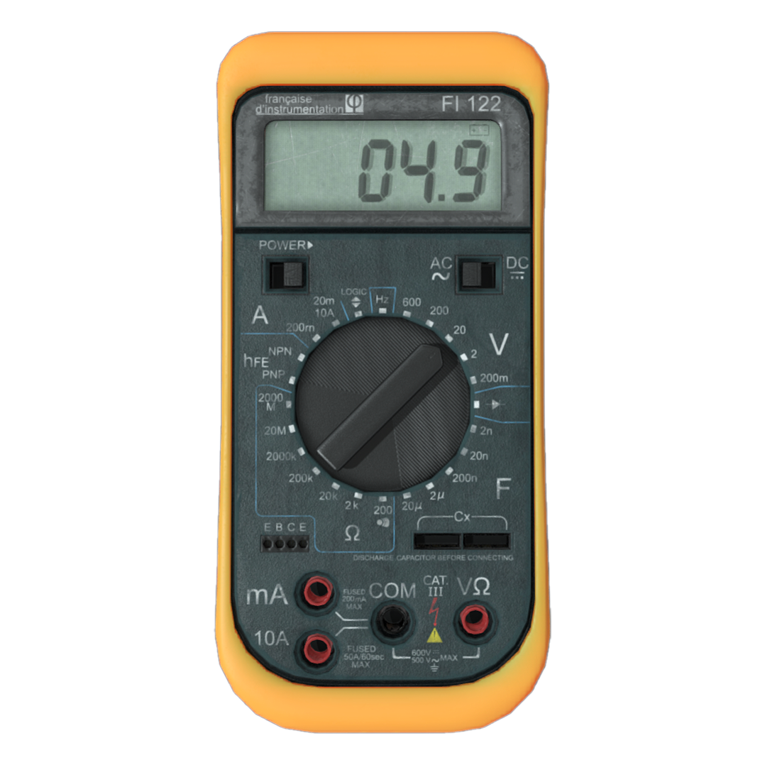 3D model of multimeter