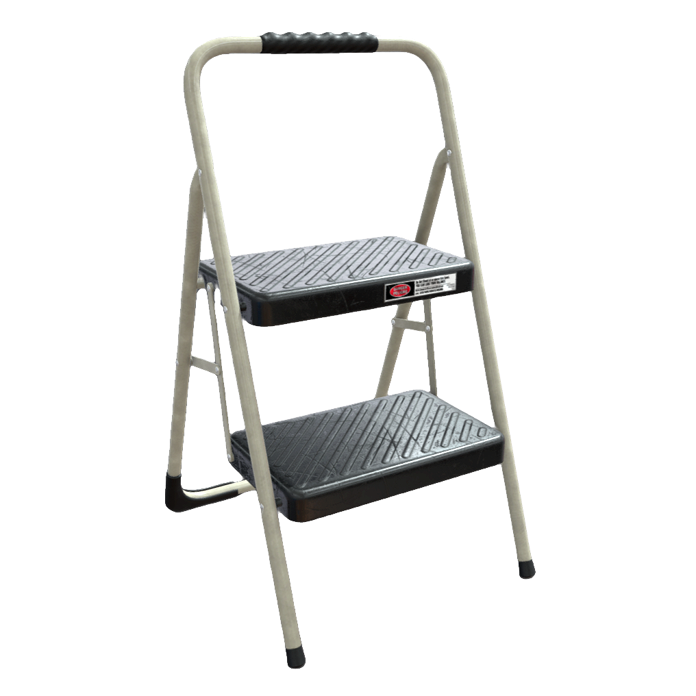 Portable folding ladder