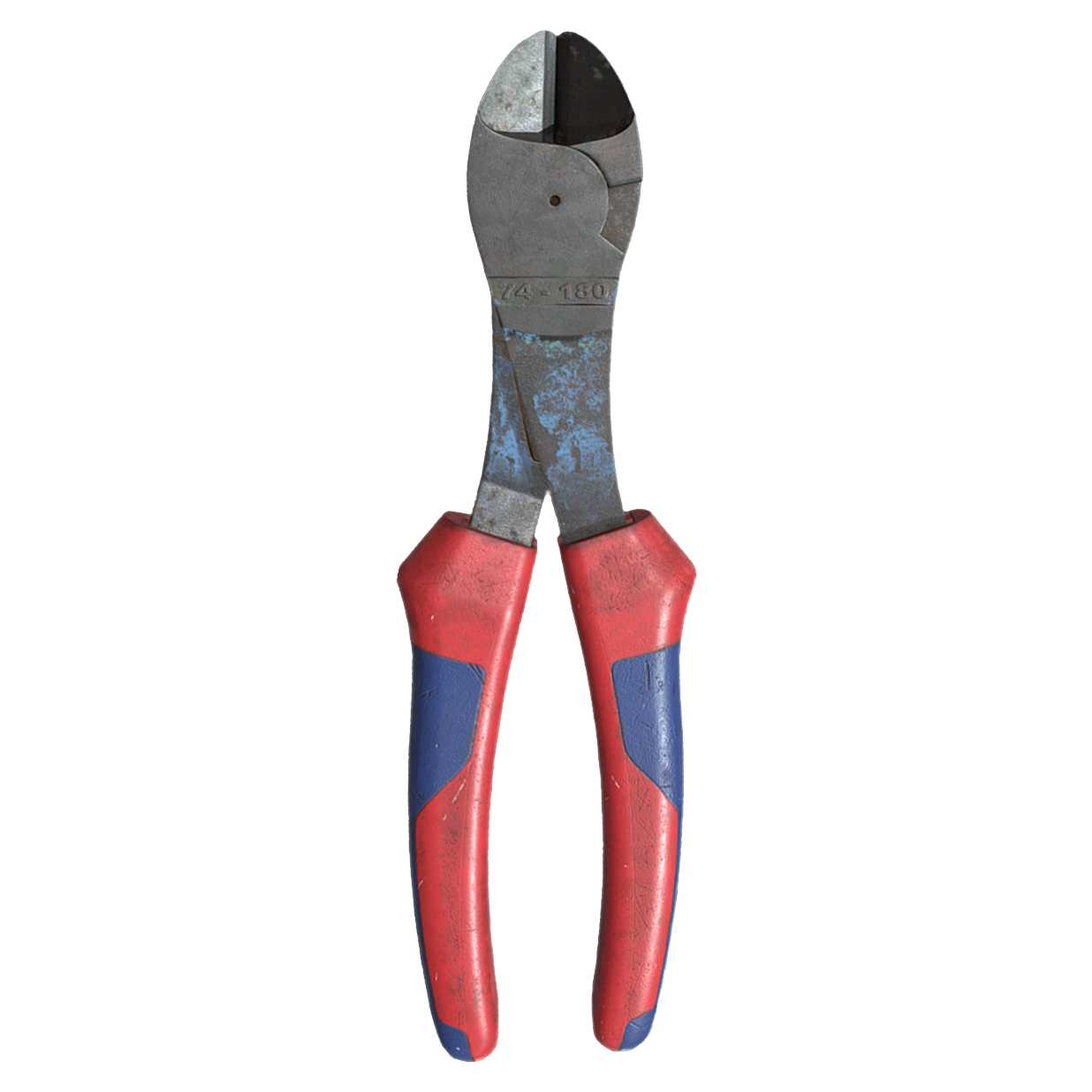 3D model of wire cutting pliers