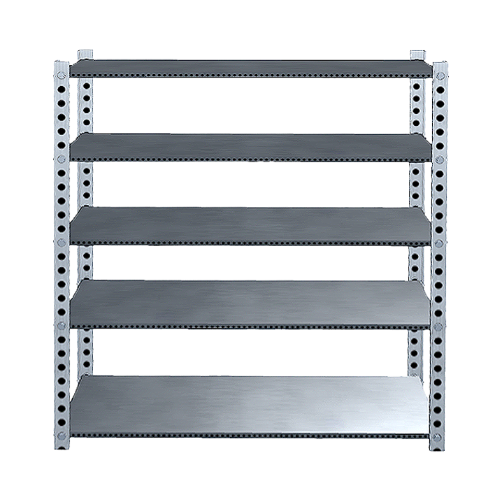 Stainless steel shelves