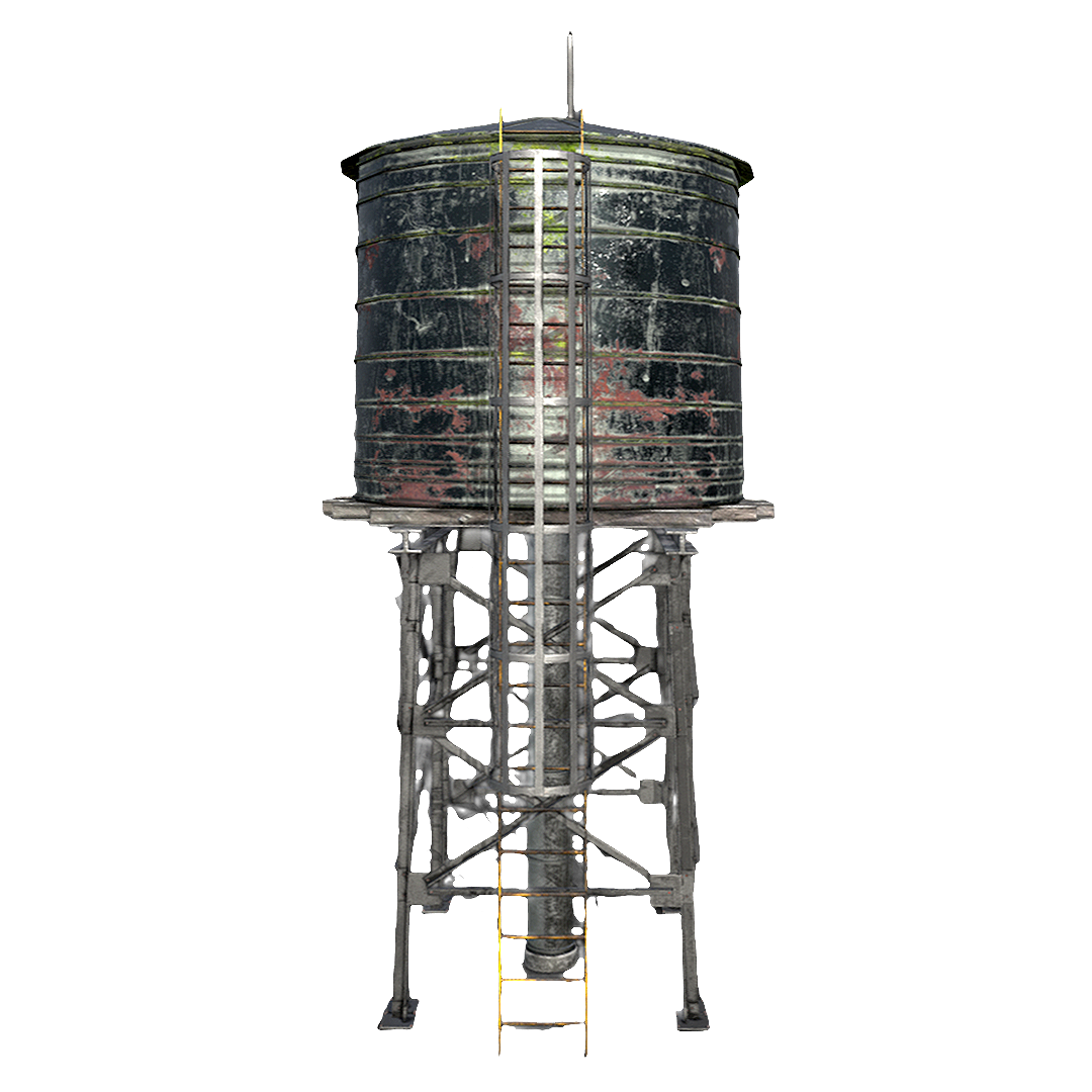 3D model of water tower