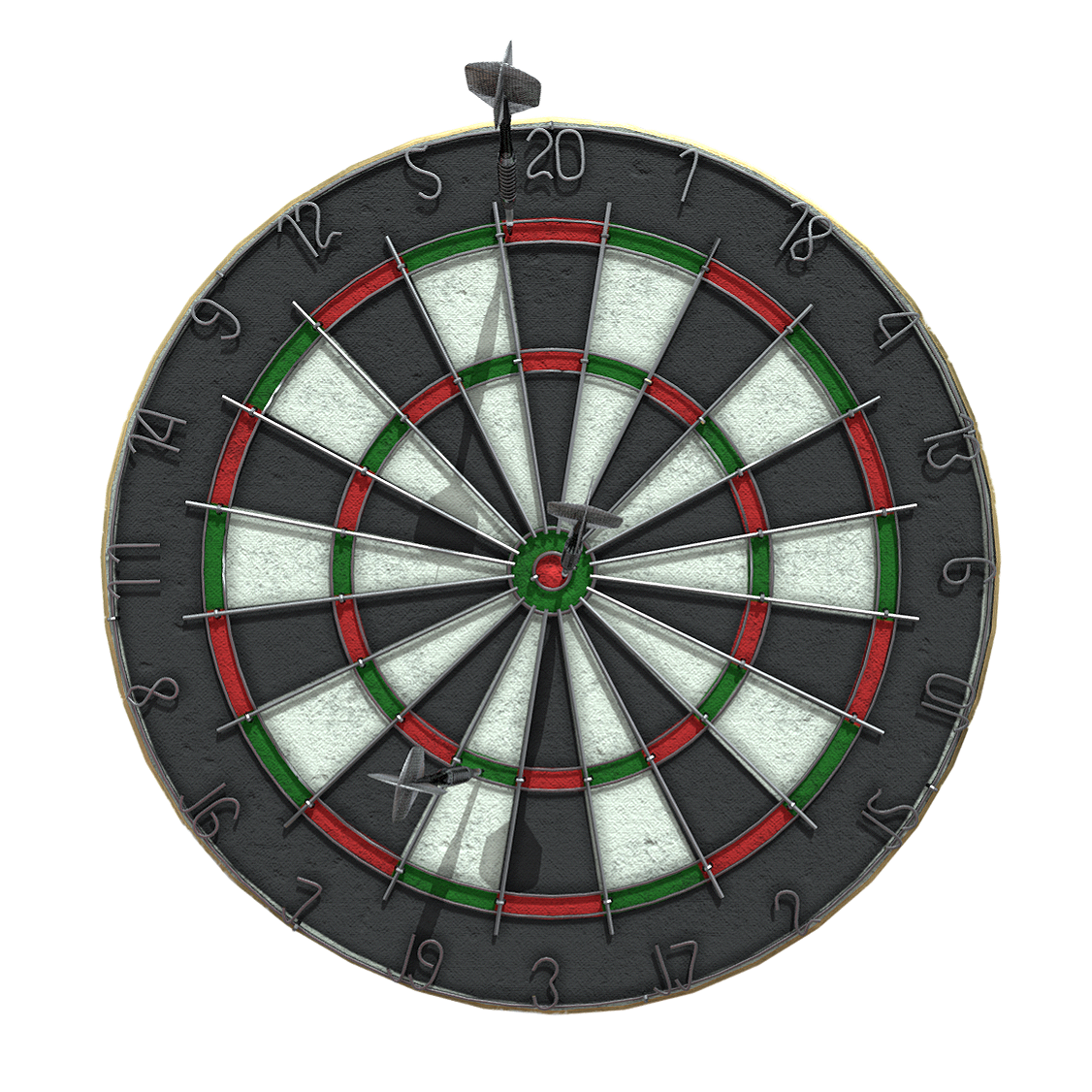 Dart board 3D model