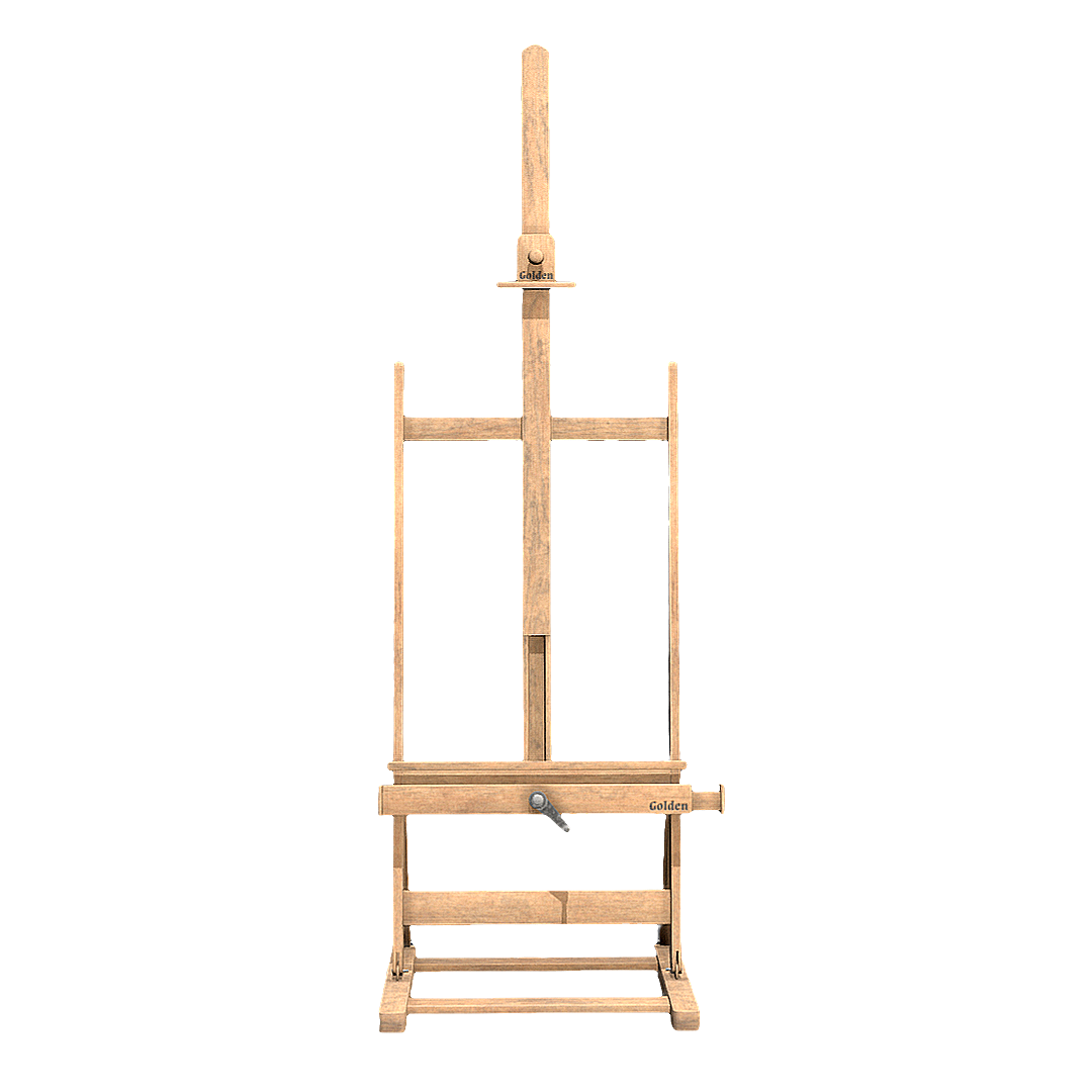 Wooden easel 3D model