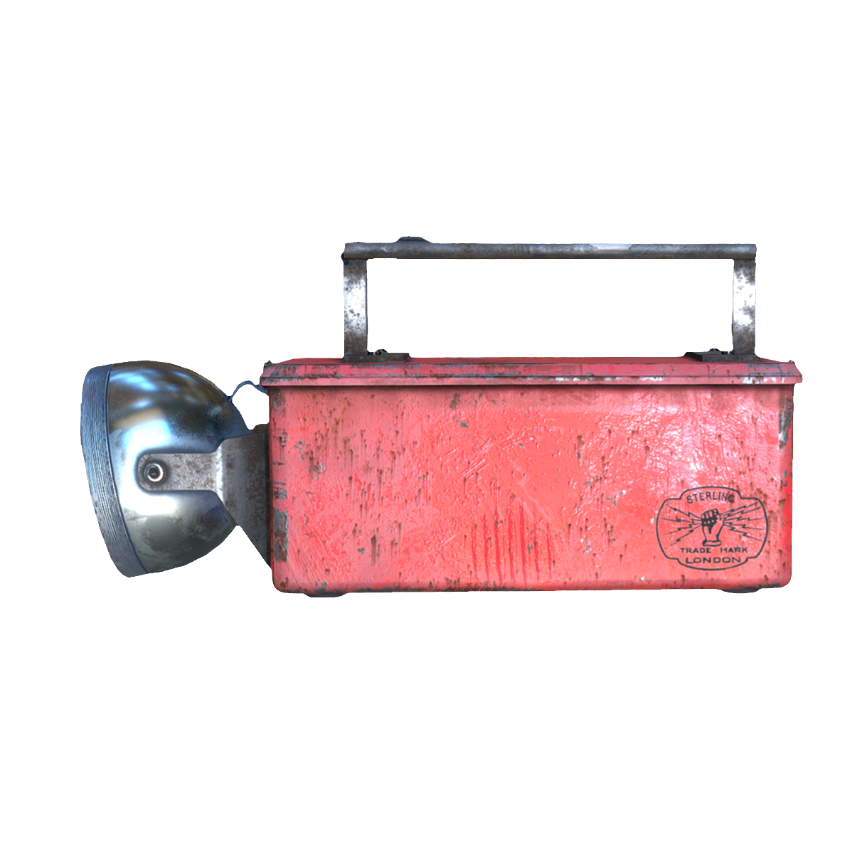 Old style strong light flashlight
