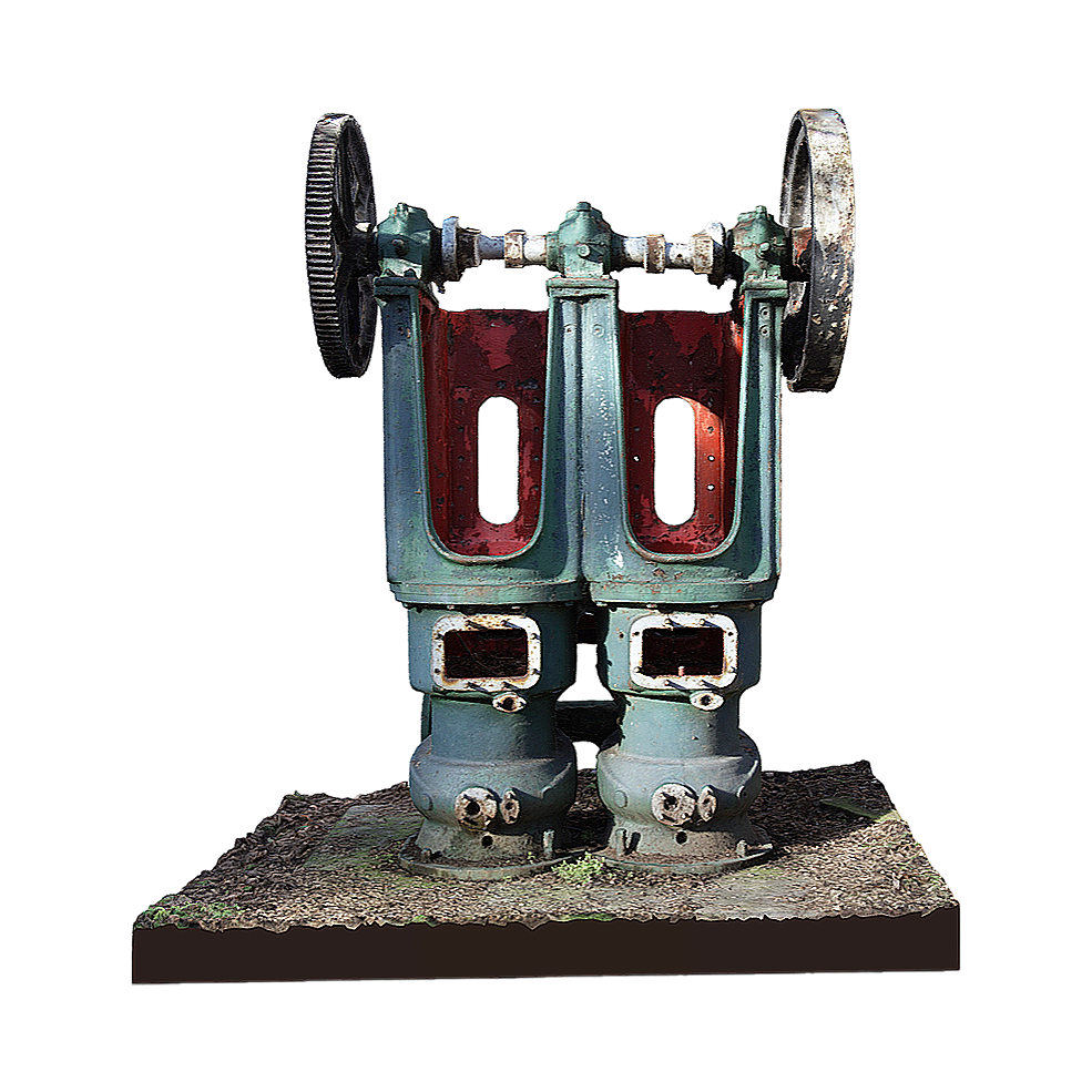 The oil filling pump at Surrey Port