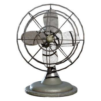 Antique desktop fan