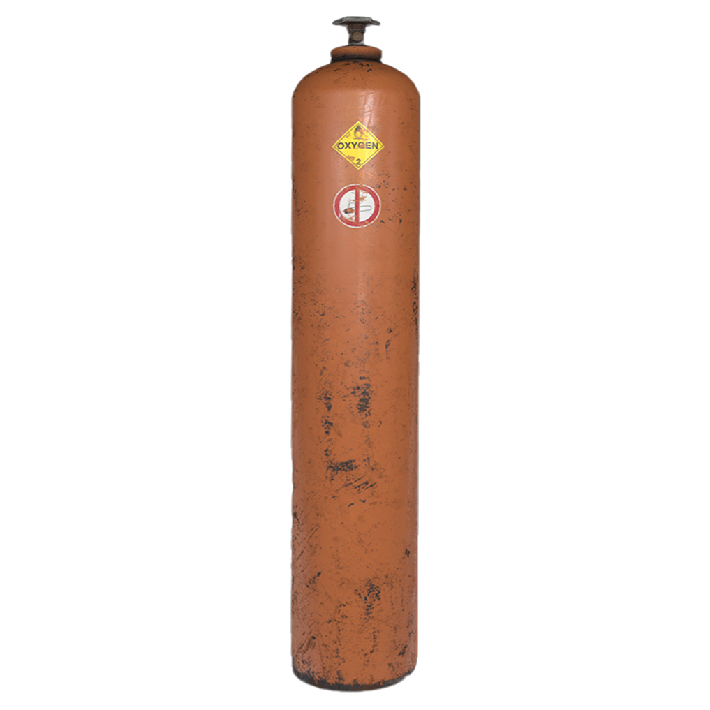 3D model of oxygen cylinder