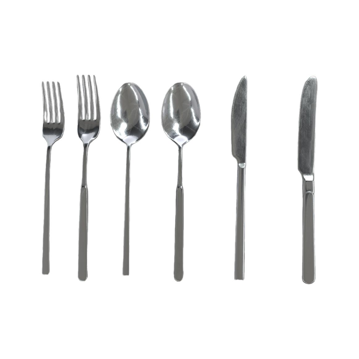 Complete set of Western style tableware