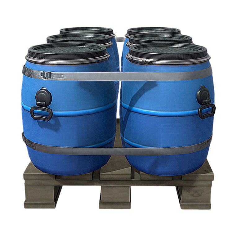 Packaging plastic bucket GLB model