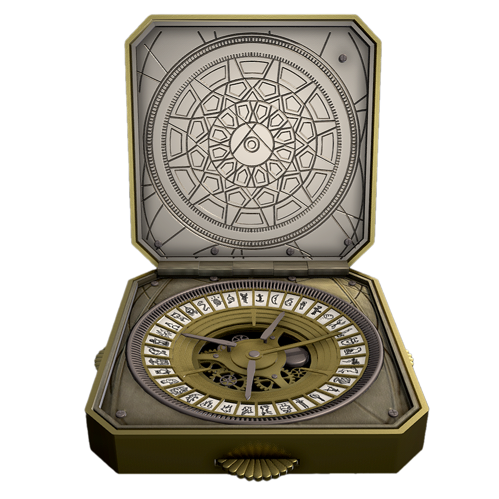 Medieval Distance Measuring Compass