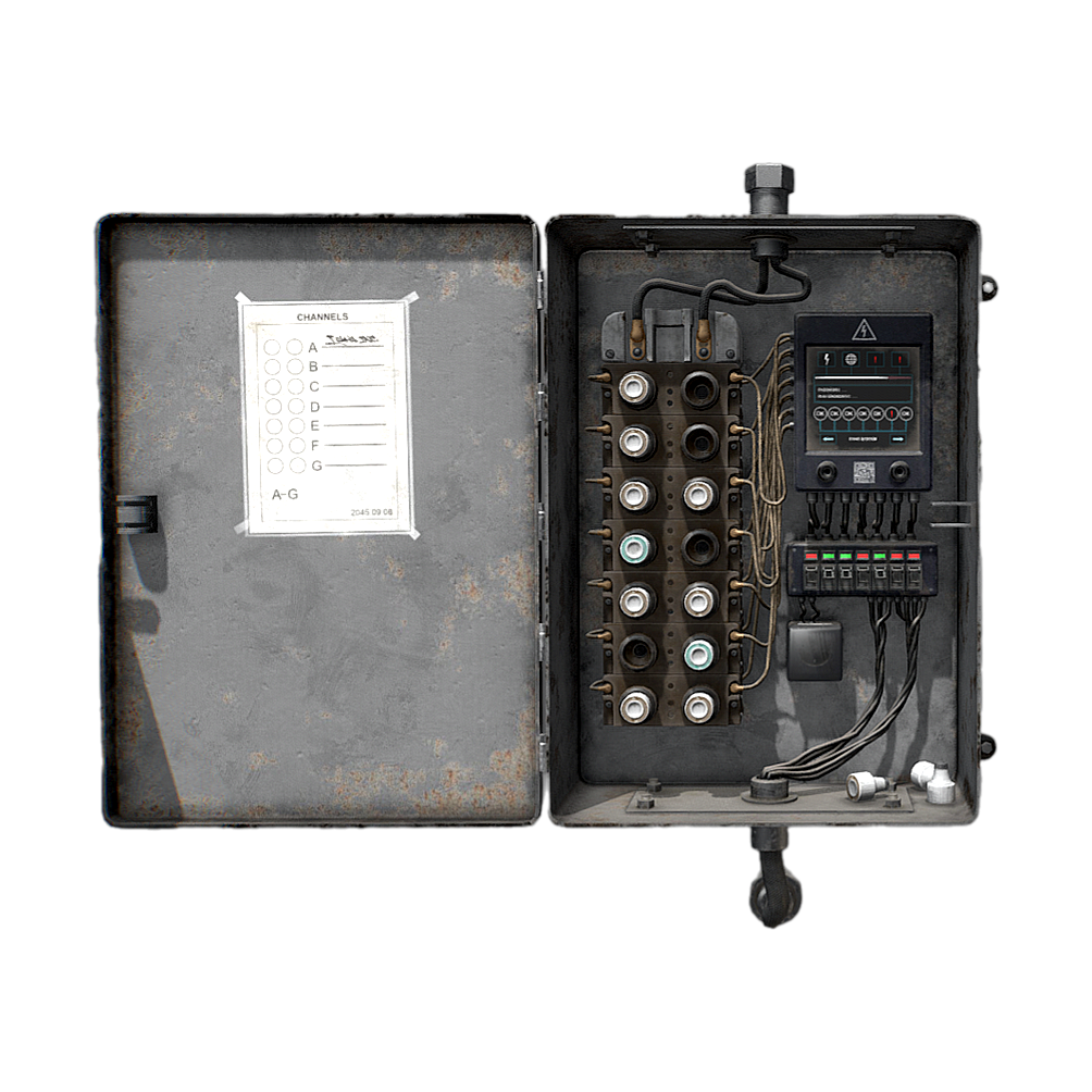 Open fuse box GLB model