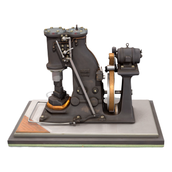 Old industrial power hammer FBX model