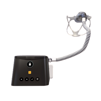 Sleep assisted CPAP machine