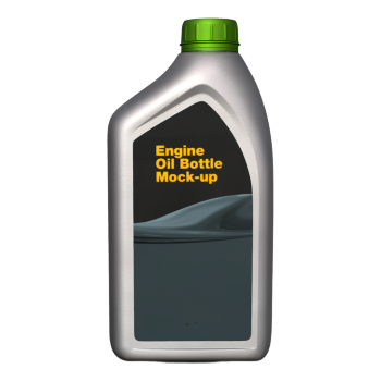 3D model of engine oil bottle