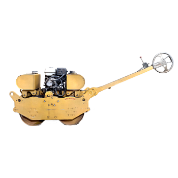 Bomag yellow compactor 3D model