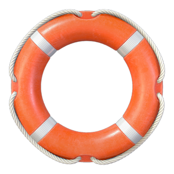 GLB model of lifebuoy