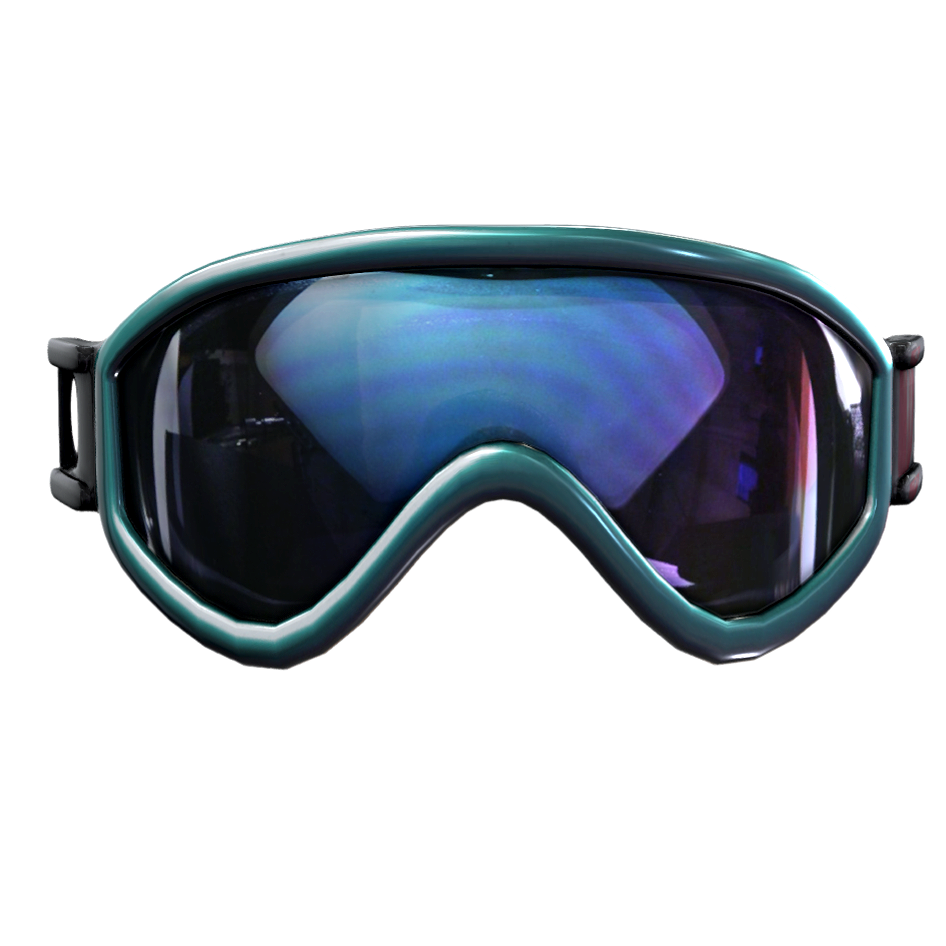 Ski goggles 3D model