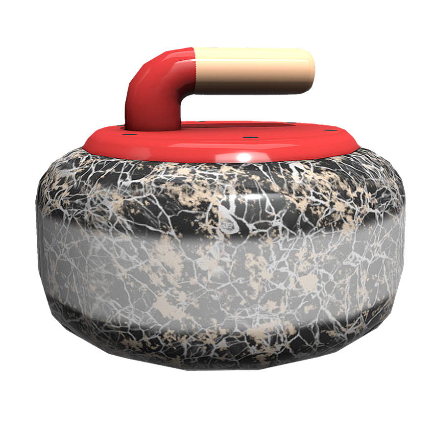 Competition Curling GLB Model