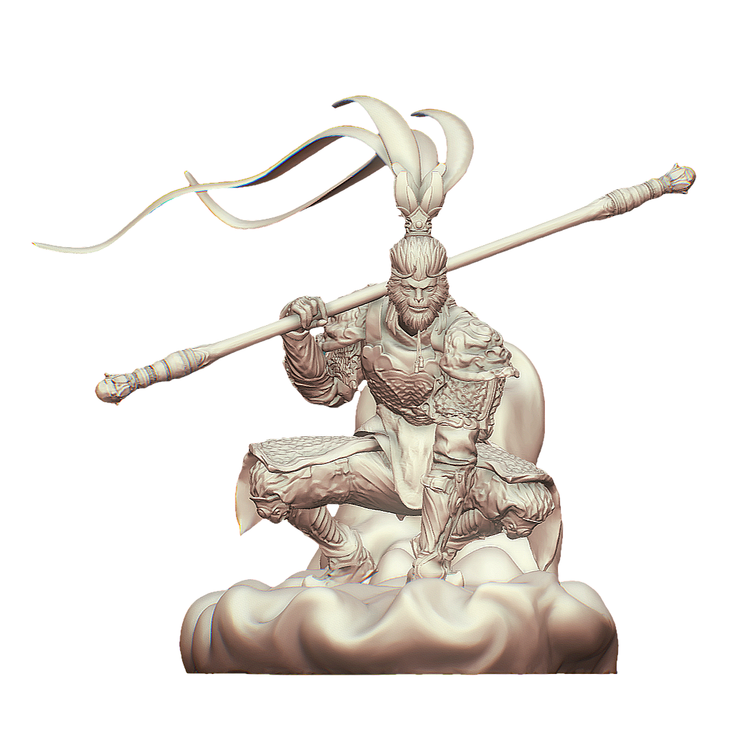 The Monkey King - Sun Wukong (3D printed model)