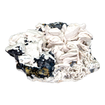 Ore-bearing fibrous calcite
