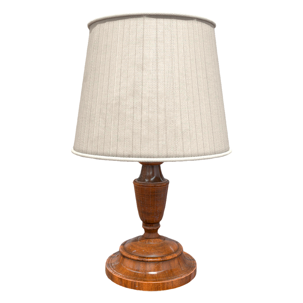 Vintage Wooden Table Lamp