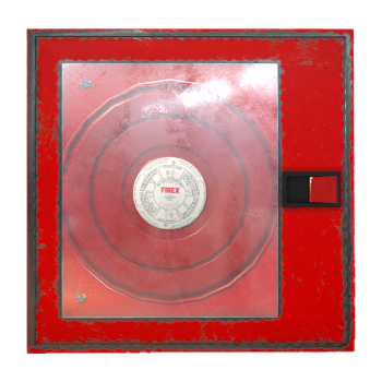 Fire hose emergency cabinet