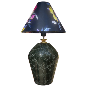 Vintage marble base table lamp