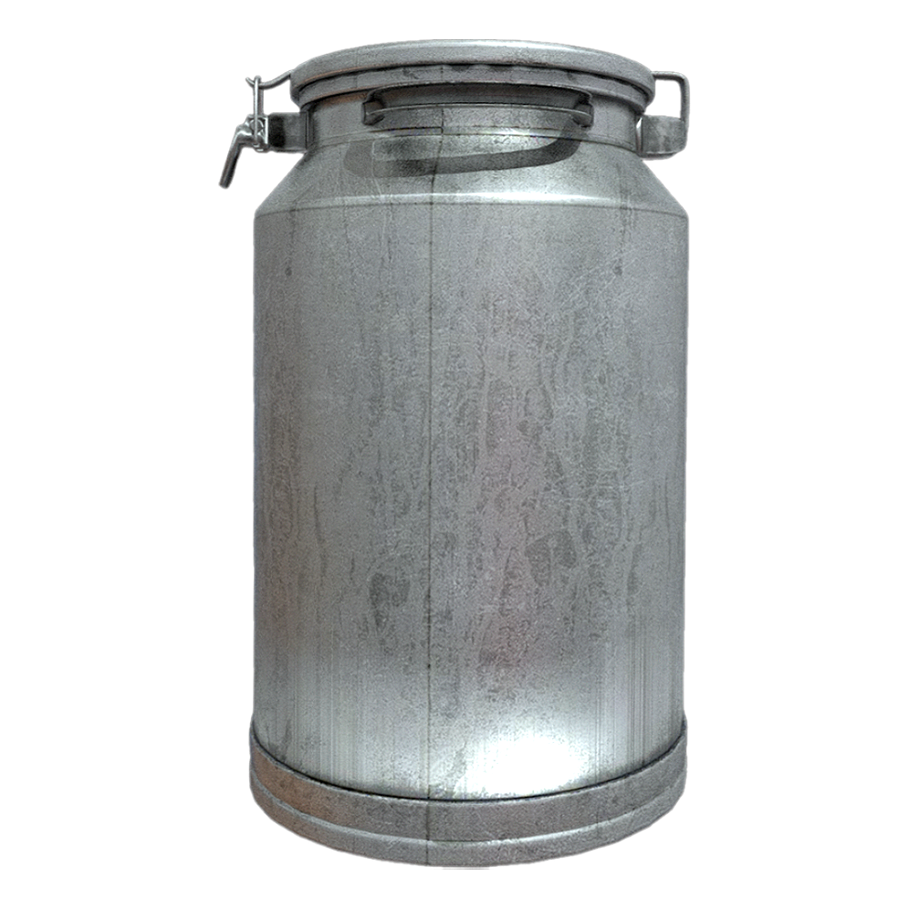 Aluminum milk cans