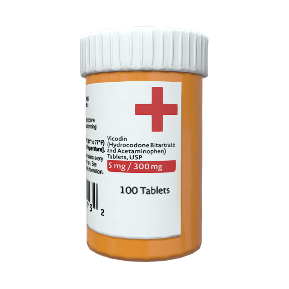 Western-style plastic medicine vials