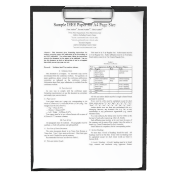 Paper pad with documents