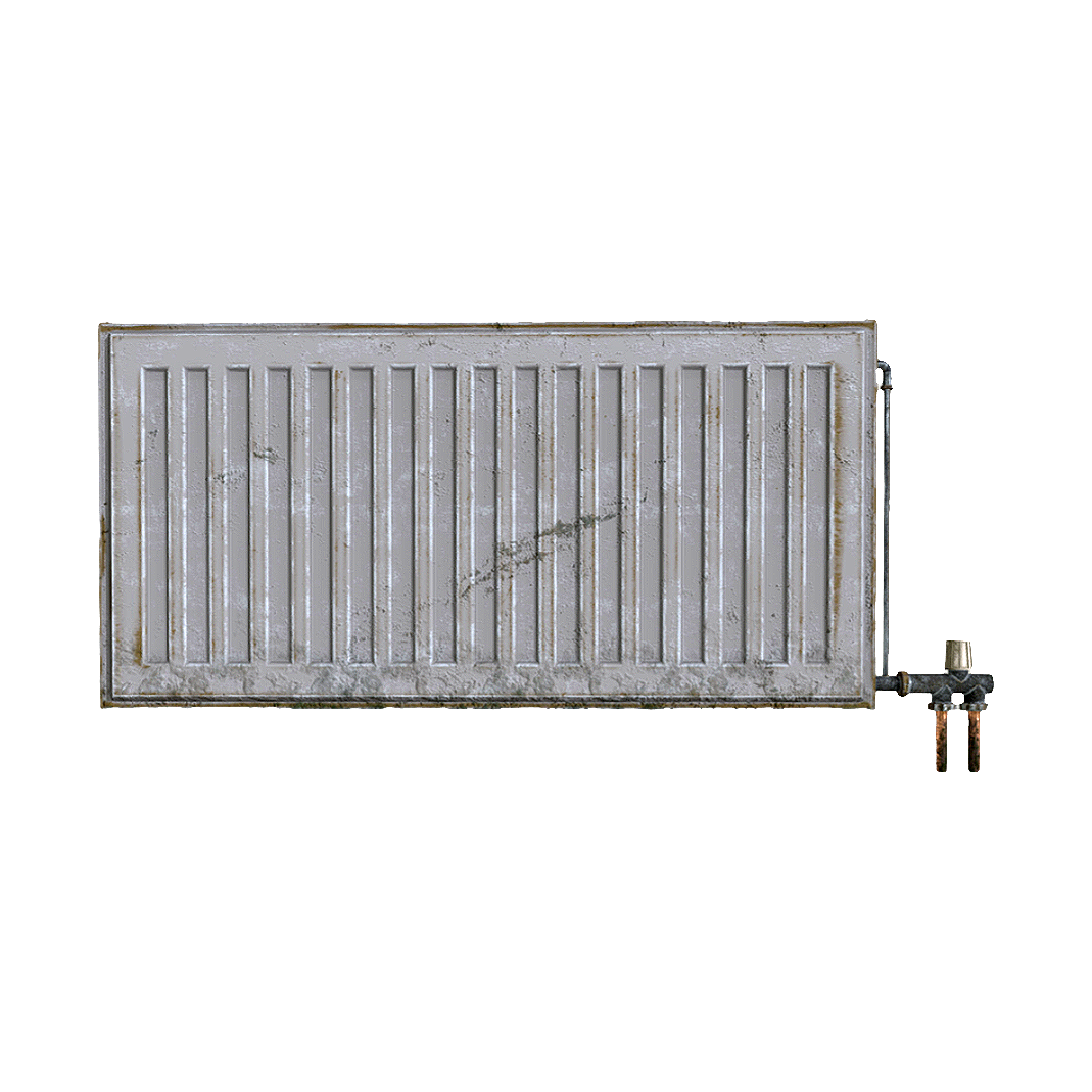 Worn radiator