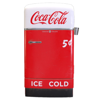 Old Coca-Cola refrigerator
