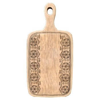 carved wooden chopping board