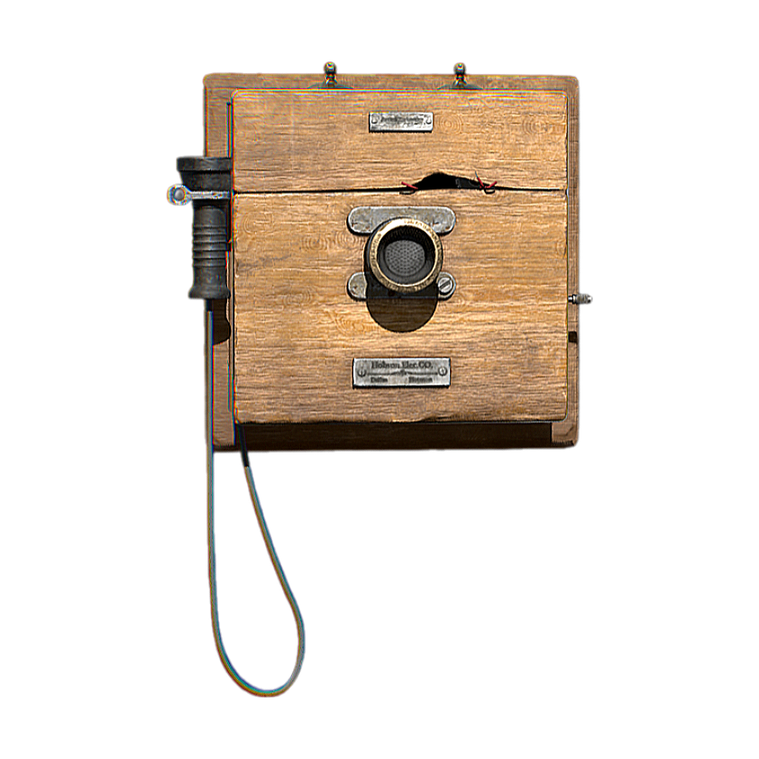 Antique Prototype Wired Telephone