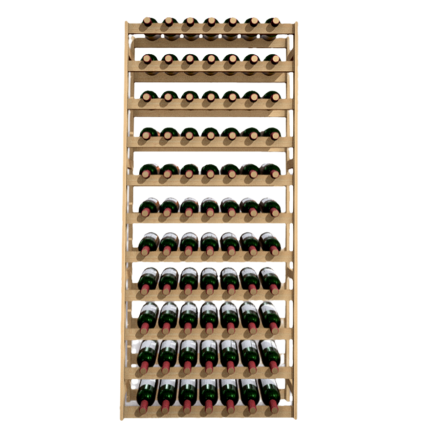 Multi-layer large wooden wine cabinet