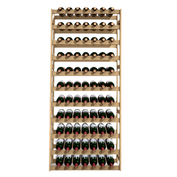 Multi-layer large wooden wine cabinet