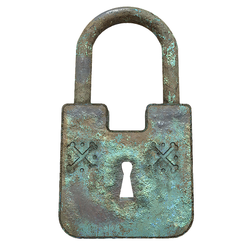 Rusty vintage locks
