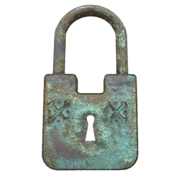 Rusty vintage locks