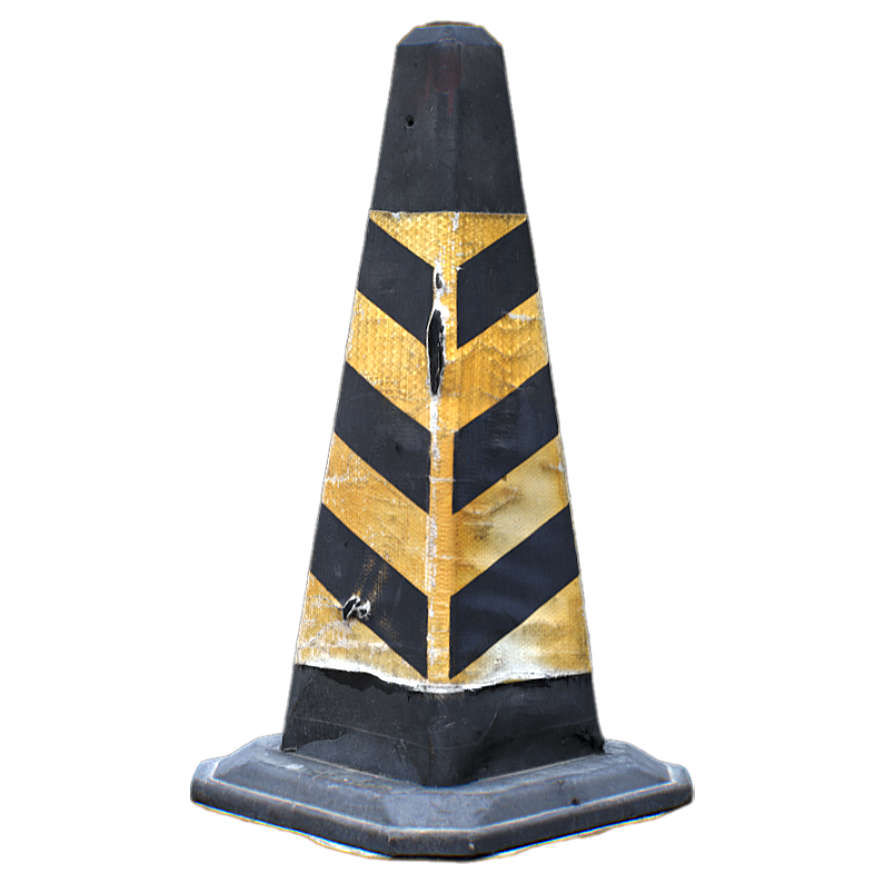 Reflective cone barricade