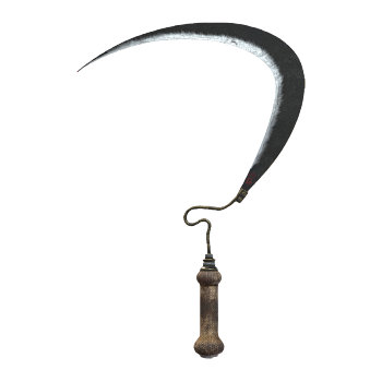 The old harvest sickle
