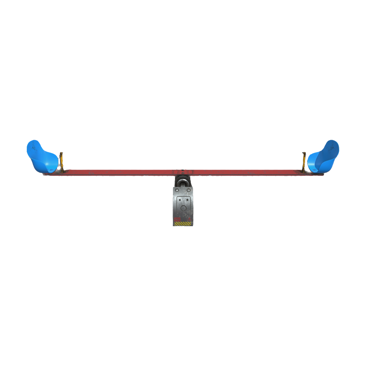 Park recreation facilities seesaw